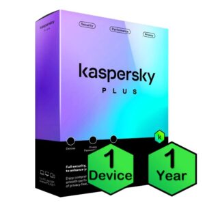 Kaspersky Plus 1 User 1 Year (Key Delivery on Registered Email & WhatsApp)