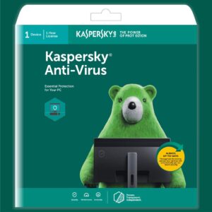 Kaspersky Anivirous 1 User 1 Year (Key Delivery on Registered Email & WhatsApp)