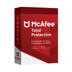 McAfee Total Security 3 User 1 Year (Key Delivery on Registered Email & WhatsApp) Single Key